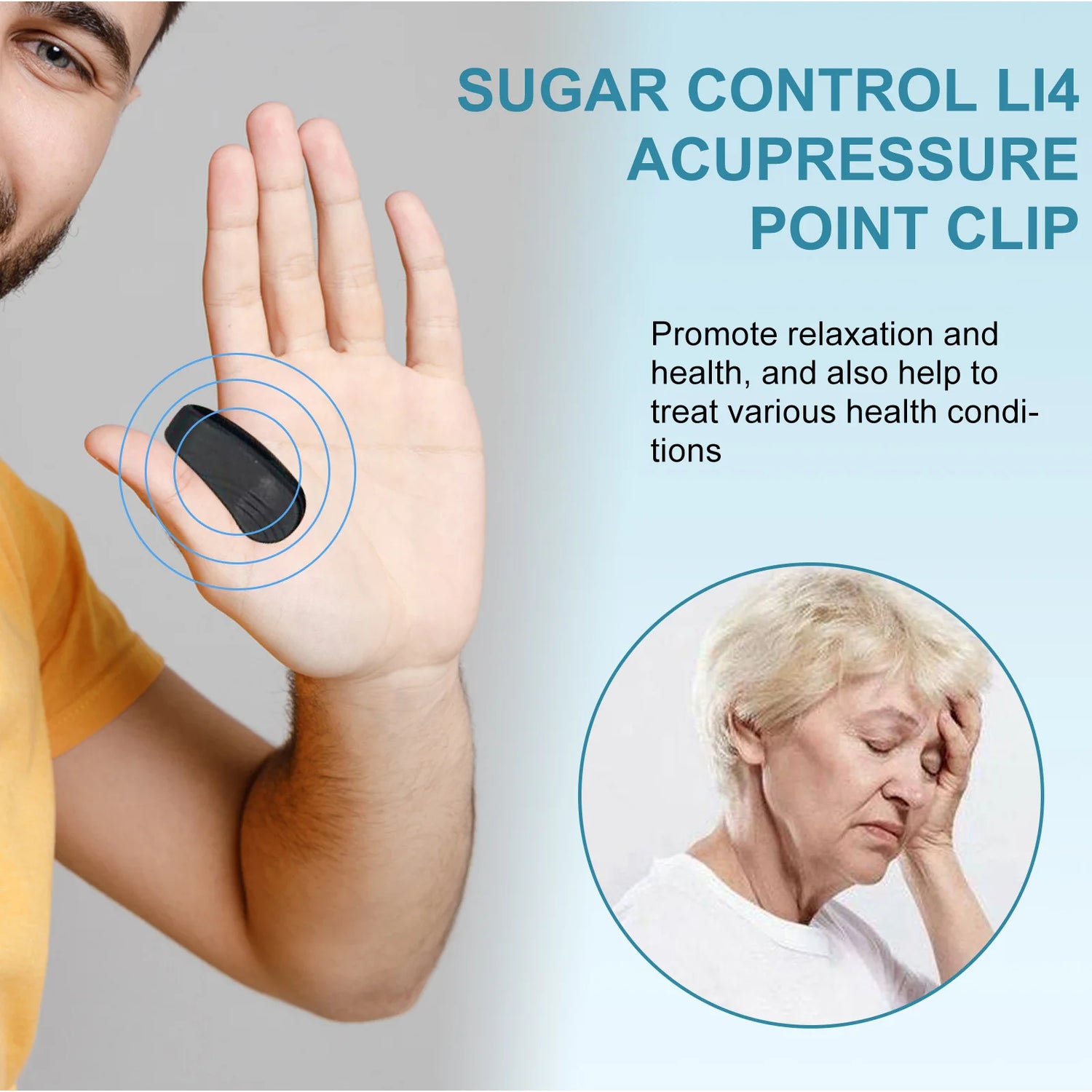 Sugar Control Acupressure Clip