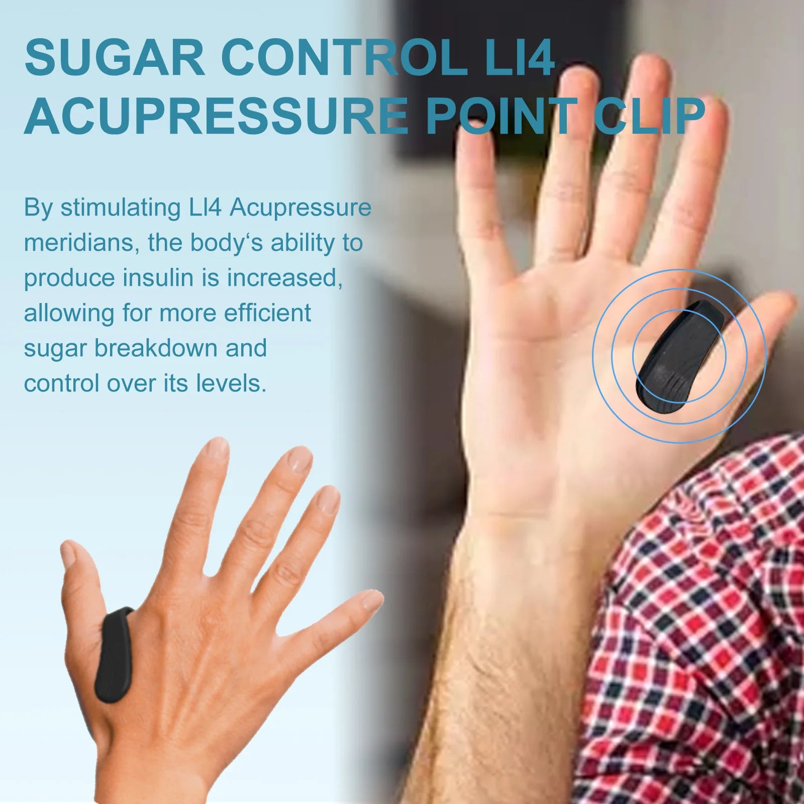 Sugar Control Acupressure Clip